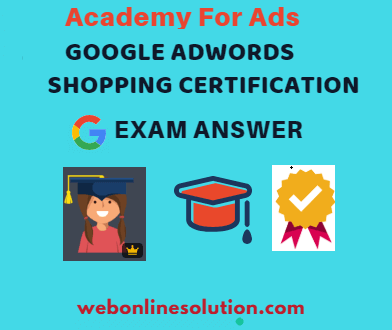 Google AdWords Shopping Certification Exam Answer