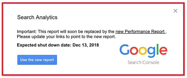 Update Google Search Console Reports