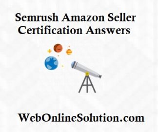 Semrush Amazon Seller Certification