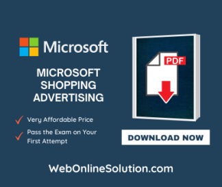 Microsoft Shopping Advertising Certification